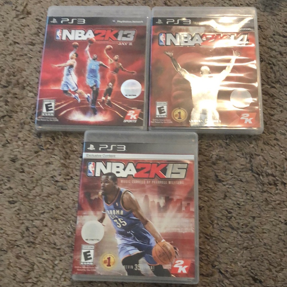 NBA 2K 2013, 2014, and 2015 for PS3